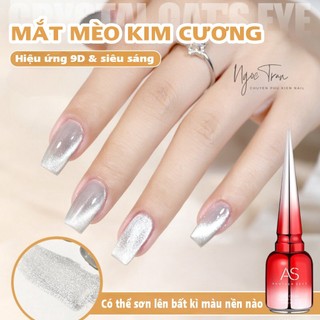 Sơn Mắt Mèo Kim Cương Siêu Sáng Bạc AS