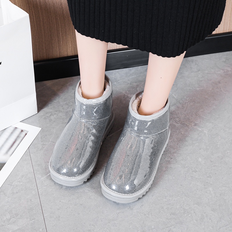 Giày Bốt Cổ Cao Đến Mắt Cá Chống Trượt Không Thấm Nước Thời Trang Cho Bạn Gái
