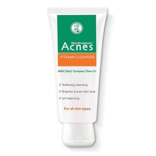 Kem rửa mặt sáng da mờ sẹo và vết thâm Acnes Vitamin Cleanser
