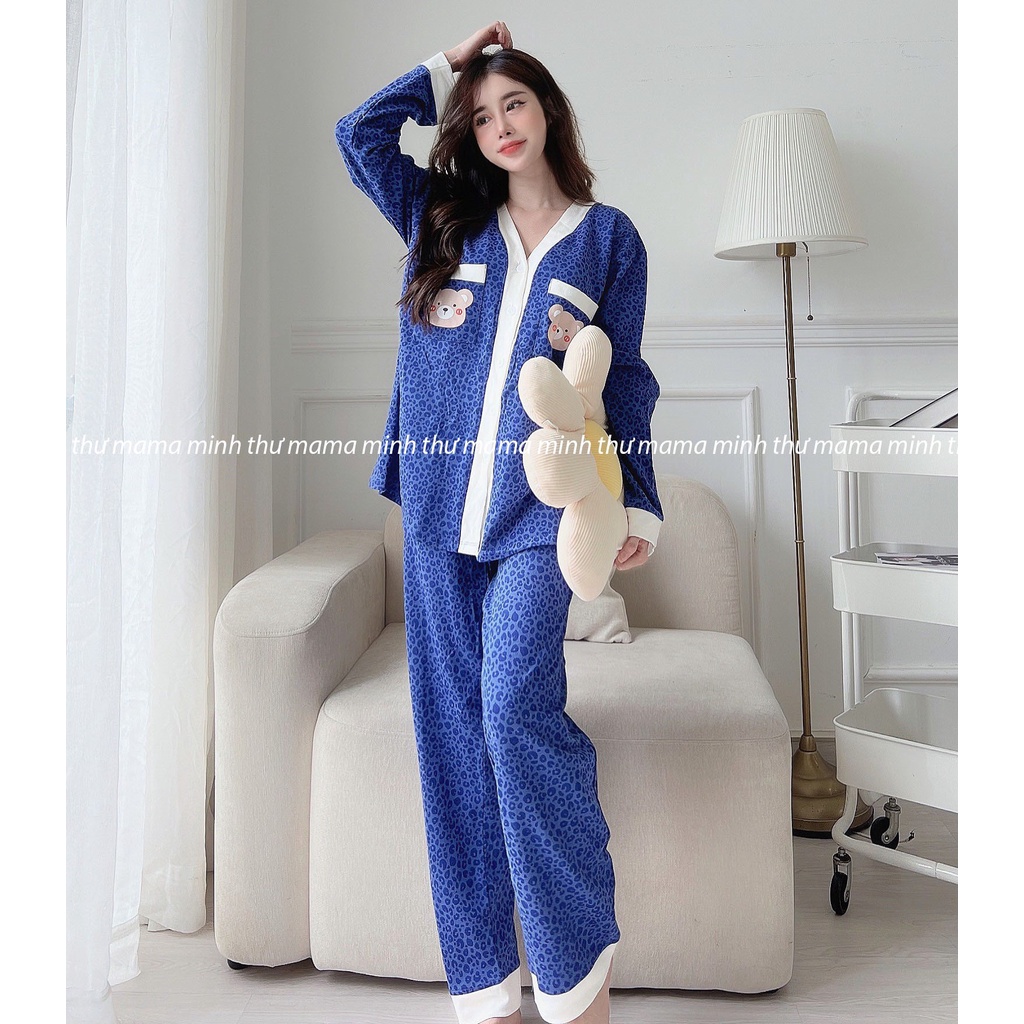 Bộ bầu - bộ sau sinh - chất liệu cotton - kiểu mới thời trang ( Da Cá - Da Báo -Dài )