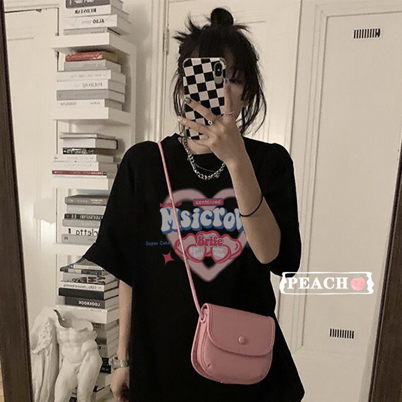 NRVP Áo Thun Unisex Mùa Hè Dáng Suông Tay Cộc Phong Cách Hàn Quốc Cho Nam Nữ