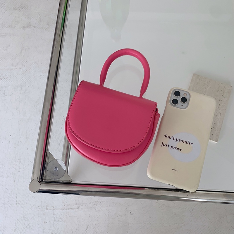 Túi Xách Mini Màu Sắc Đơn Giản Cho Nữ