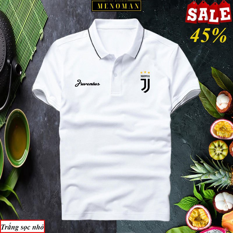 Áo polo trắng in ấn LOGO theo  yêu cầu FREE THIẾT KẾ