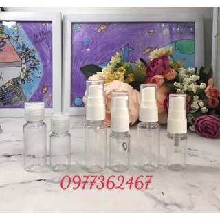Chai lọ chiết nhựa chai pet 10ml 20ml trong