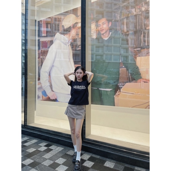 | 𝐒𝐜𝐮𝐥 𝐓𝐞𝐞 𝐁𝐚𝐁𝐲 | Áo boxy baby.