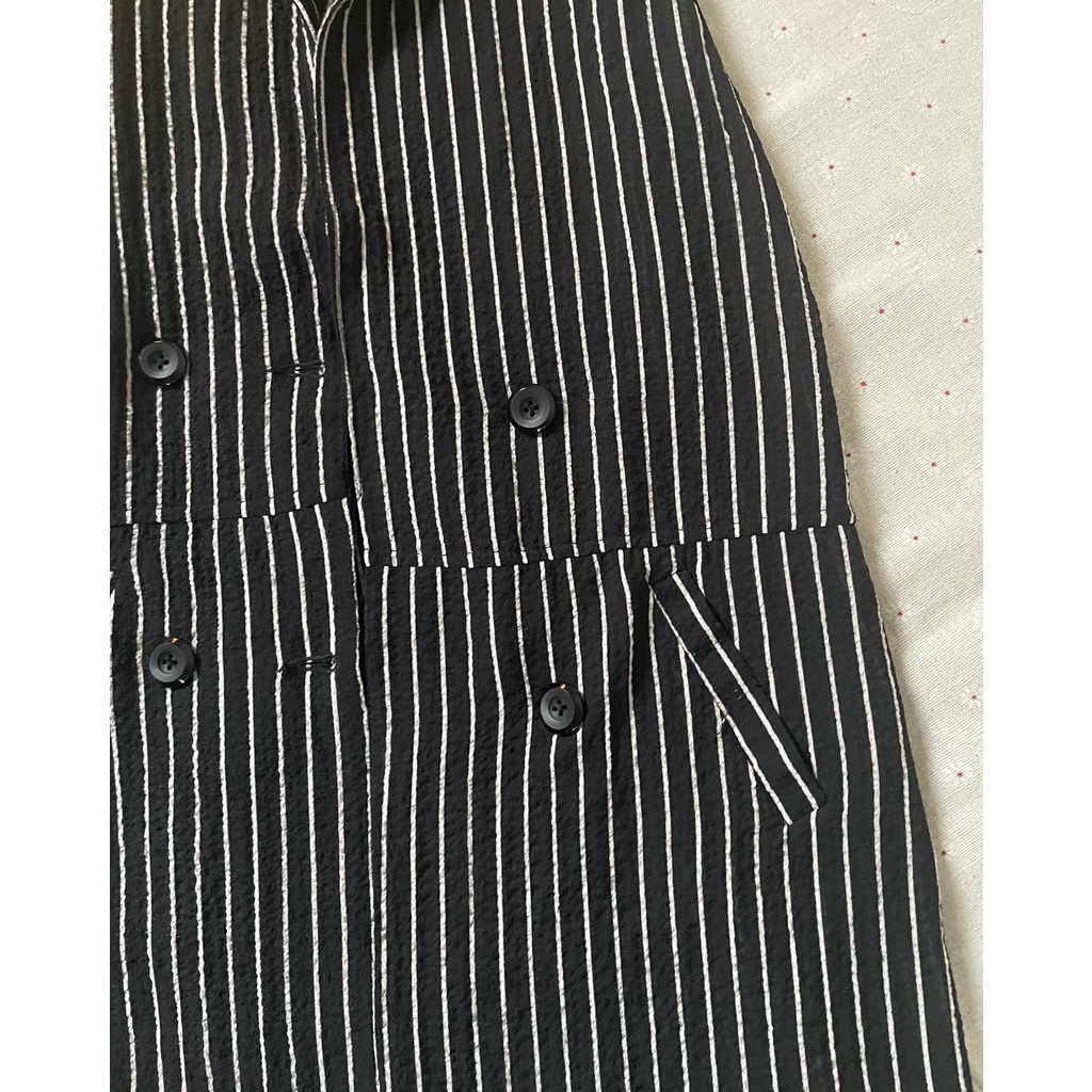 Áo dáng dài giả vest dáng dài Vintage