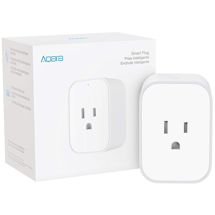 Ổ cắm điện thông minh tiêu chuẩn Mỹ Aqara Smart Plug (US) ZNCZ12LM Phiên Bản Zigbee - Cần có Hub, tương thích HomeKit