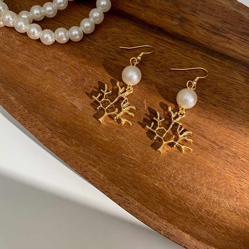 Bông Tai Dáng Dài Hình Cây Thông Giáng Sinh Thời Trang Chất Lượng Cao Cho Nữ