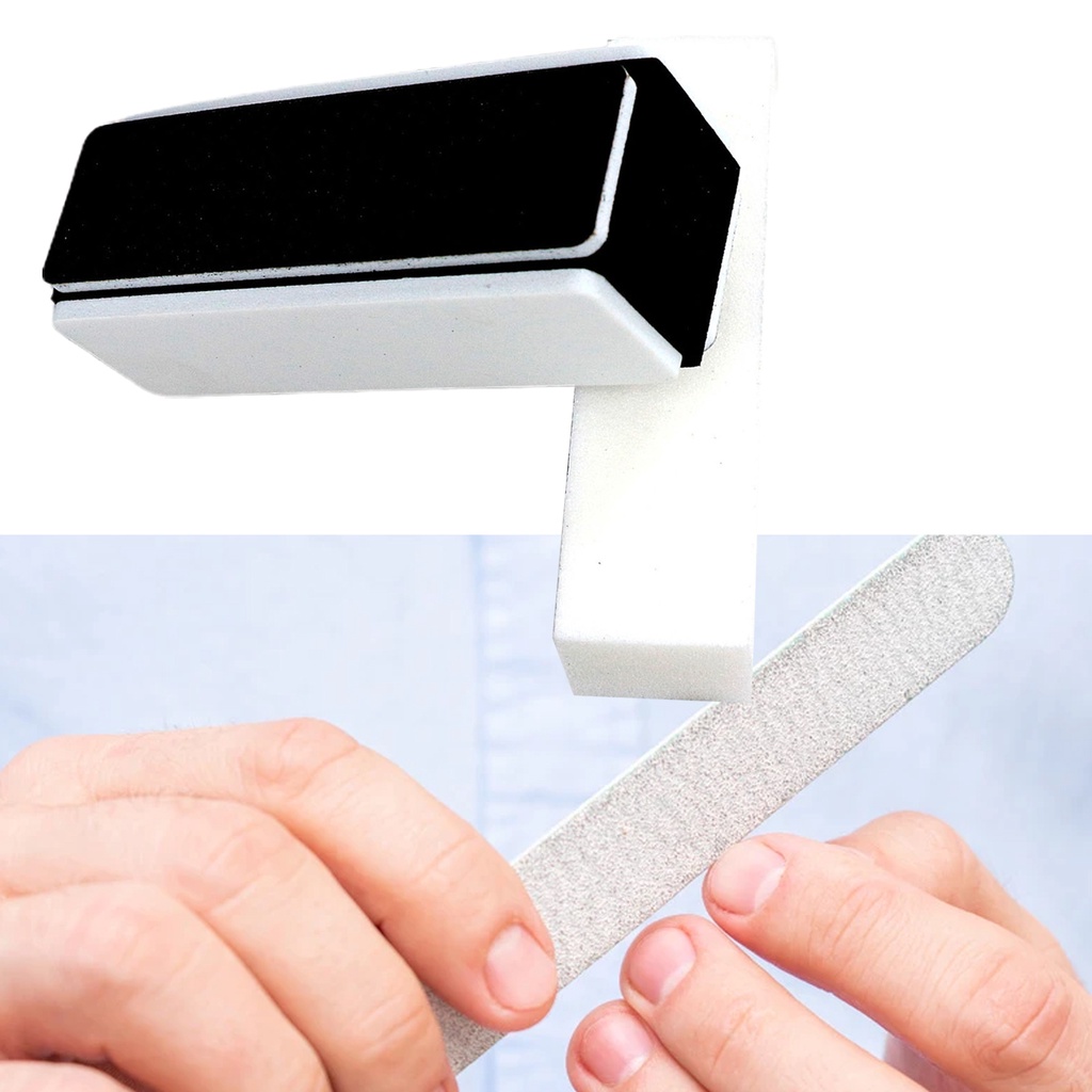 1 Bộ Dụng Cụ Dũa Móng Tay Đa Năng Chống Mài Mòn Kèm Khối Chà Nhám Cho Người Lớn