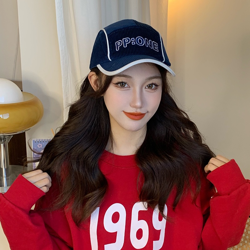 Mũ Lưỡi Trai Mềm Thêu Chữ Phong Cách Nhật Bản Thời Trang Cho Nam Nữ