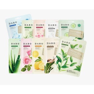 Mặt Nạ Đắp Mặt Trắng Da Dưỡng Ẩm Cao Cấp Dabo Hàn Quốc [ Hàng Chính Hãng] Set 10 miếng