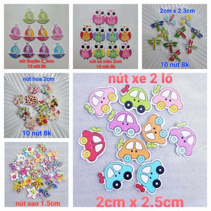 Nút Gỗ Sơn Trang Trí