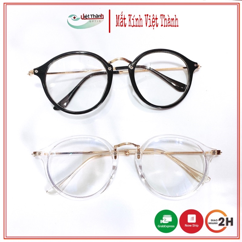 Kính Mắt TRẮNG Có Độ Lắp Cận Theo Yêu Cầu Kiểu Dáng Dễ Thương Học Sinh Sinh Viên Đáng Yêu