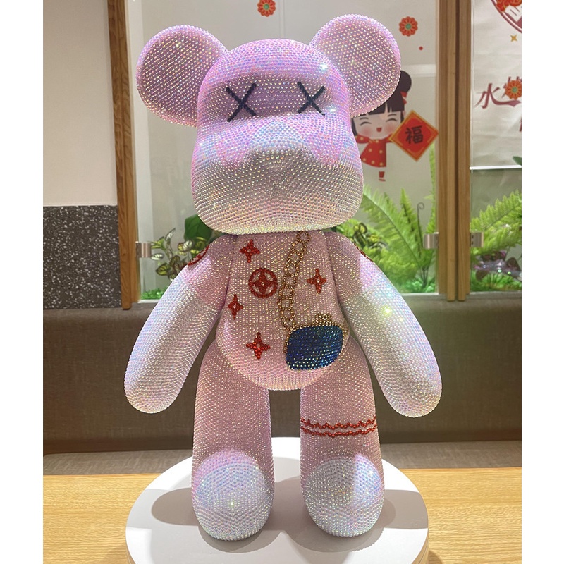 Phôi gấu đính đá size 75cm