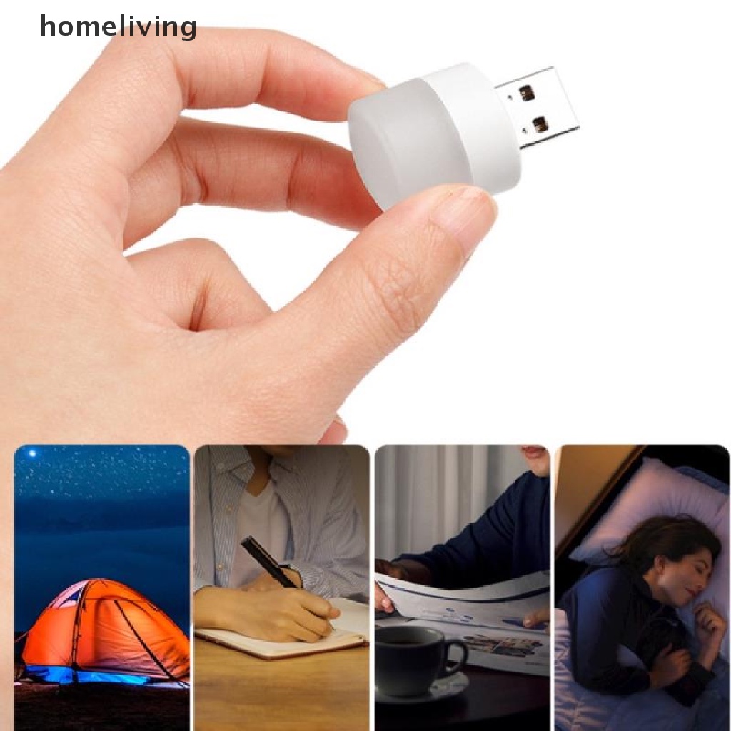 Đèn LED Tròn Nhỏ Cắm Sạc USB Dùng Để Đọc Sách