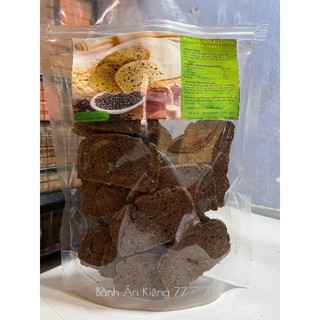 Bánh ăn kiêng yến mạch mè đen vị cacao 250gr, 450gr