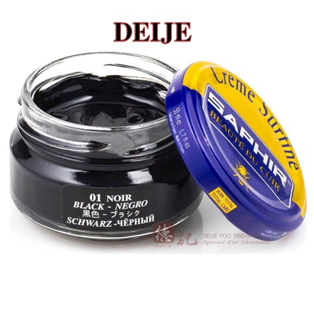 Saphir Creme Surfine Kem bảo dưỡng phục hồi màu da giày cao cấp xuất xứ Pháp 50ml