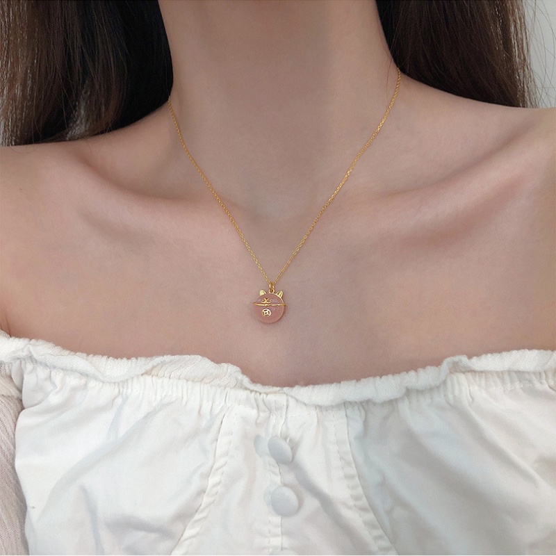 Vòng cổ thời trang Hàn Quốc Vòng cổ mèo may mắn Vòng cổ nữ thanh lịch Vòng cổ xương quai xanh dễ thương