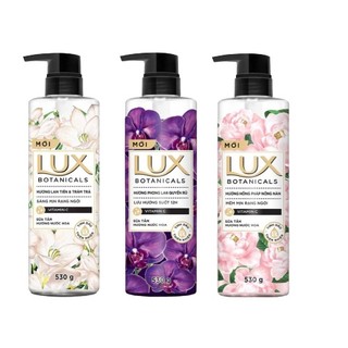 Sữa tắm Lux 530g Hương Phong Lan quyến rũ/ Hoa hồng Pháp nồng nàn/ Lan tiên tràm trà