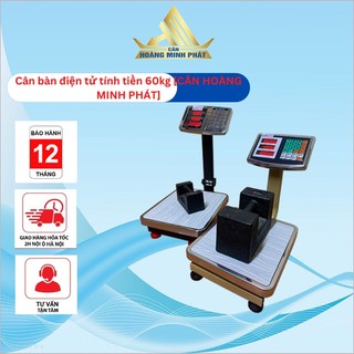 Cân bàn điện tử tính tiền 60kg/5g dùng cho nhà hàng, siêu thị (cân tích điện) [ CÂN HOÀNG MINH PHÁT ]