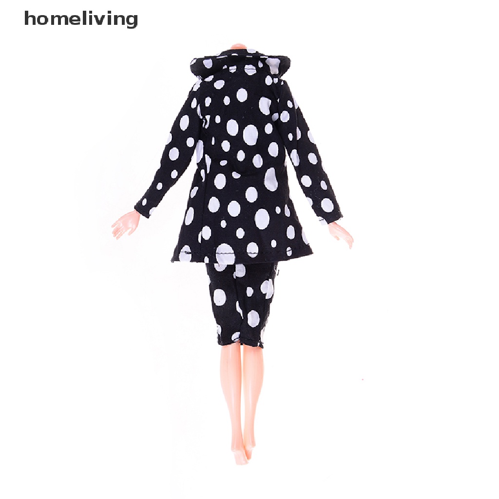 Bộ 5 Món Áo Khoác + Túi + Nón Cho Búp Bê Tỉ Lệ 1 / 6 11 '' 30cm