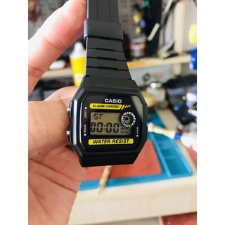 Đồng Hồ điện tử Nam casio F-94 Huyền thoại một thời, Dây nhựa chống nước 30m