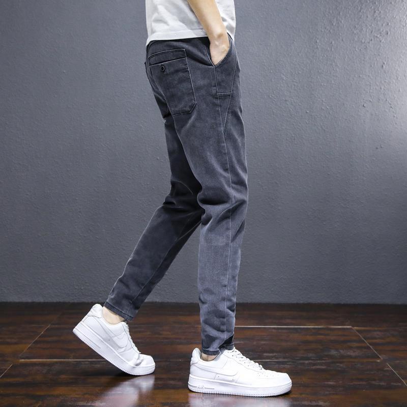 Quần jeans adidas Dáng Rộng Lưng Thun Thời Trang Mùa Hè 2022 Cho Nam Giới Có Size Lớn