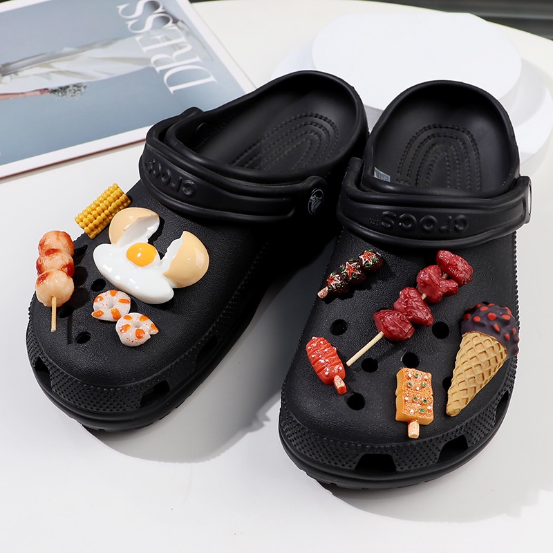 Sticker crocs Shoe Decoration for crocs đế caoCrocs Phụ Kiện Trang Trí Hình Giày Dép crocs jibbitz diy
