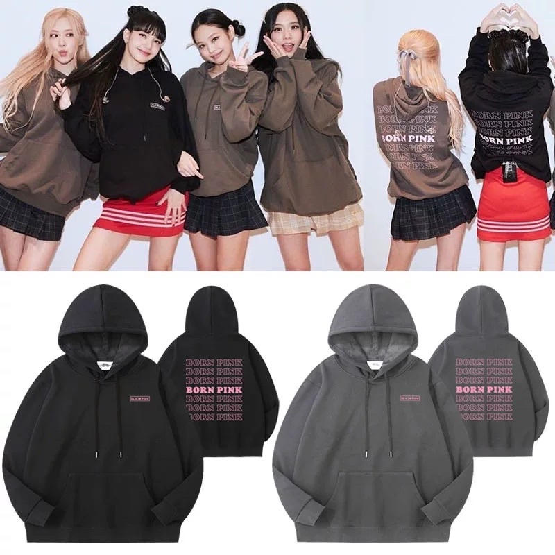 Áo hoodie Born Pink giống Blackpink mặc trong concert Bornpink