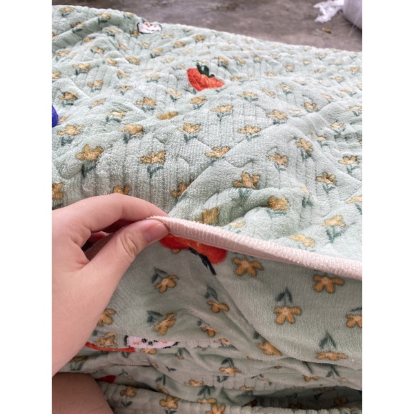 Ga gối nỉ nhung sữa mẫu mới 2022 siêu mềm siêu ấm tại MVYSHOP