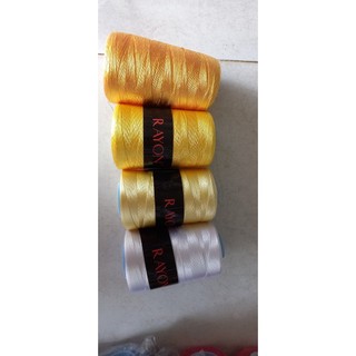 Sợi rayon dùng trong đan móc màu số 3