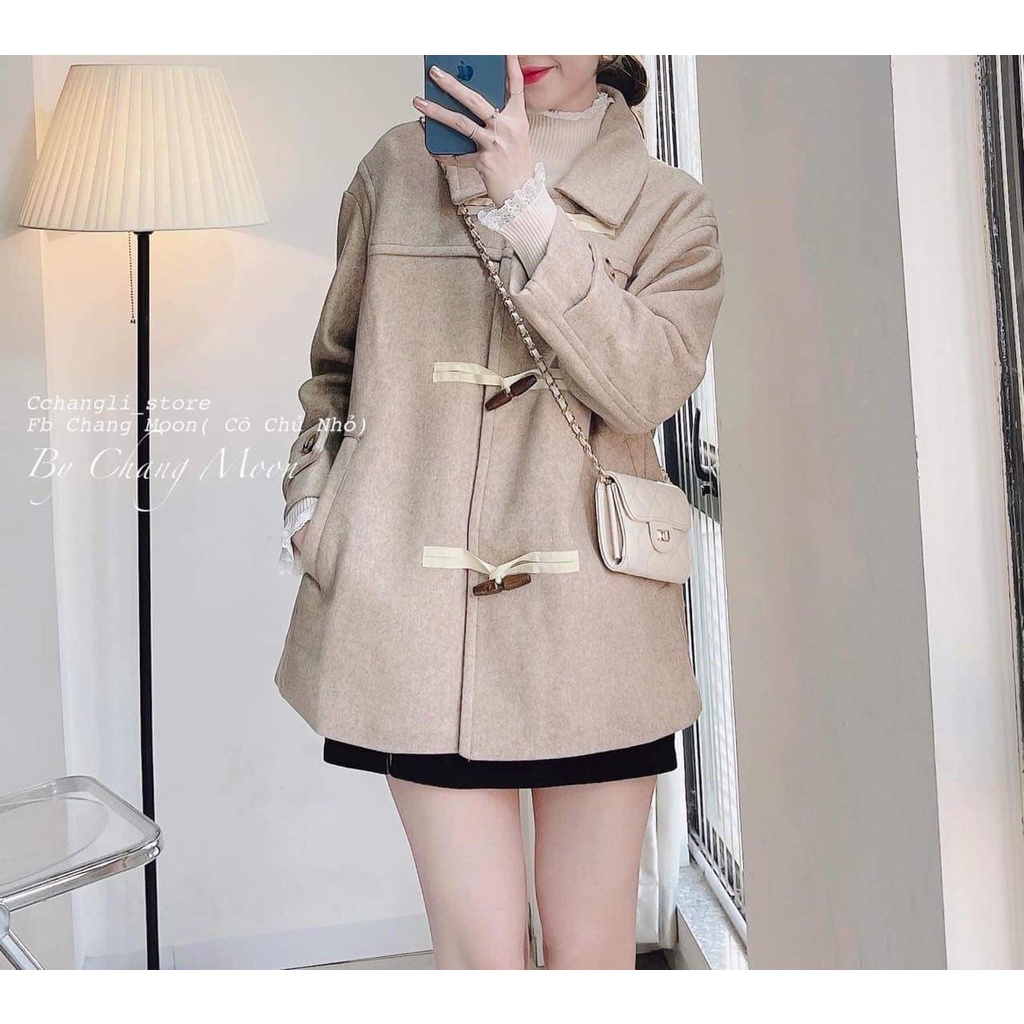 ÁO KHOÁC DẠ KHUY SỪNG CAO CẤP Ꮯɦ𝚊̂́ȶ Ꮮɨ𝚎̣̂𝚞: dạ ép HÀNG NHẬP- túi rip xịn