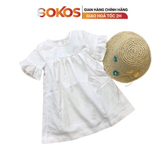 Váy Đầm ZARA Cho Bé Gái 1-5 Tuổi Tay Viền Bèo