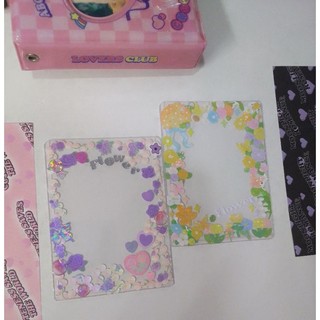 Toploader decor sẵn bảo vệ card
