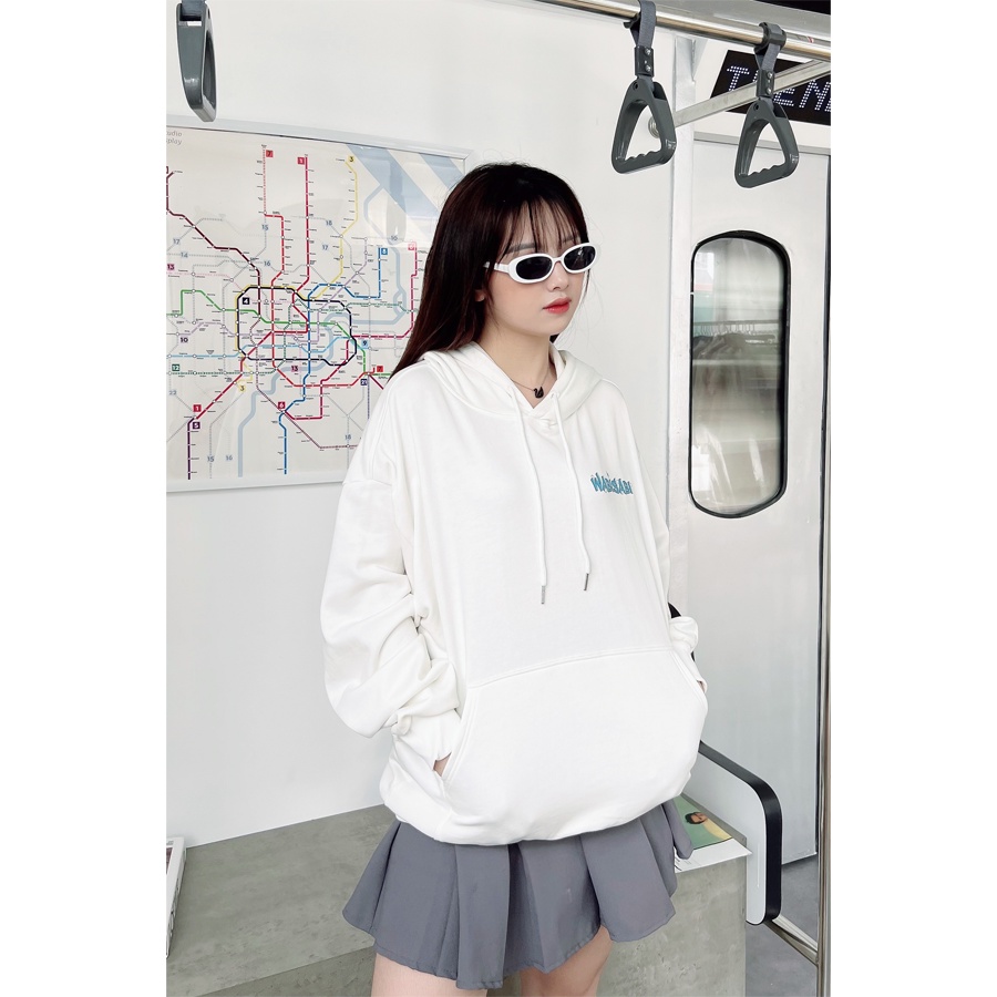 Áo Hoodie Wabisabi nỉ chân cua cotton 100% chính phẩm - WSHD3