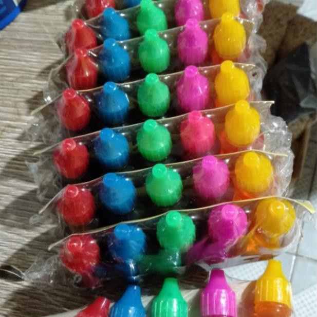 Màu Thực Phẩm Lệ Hương | Nguyên liệu làm slime, rau câu, bánh | 1 xâu 10 vĩ đủ màu | Nước Màu Thực Phẩm