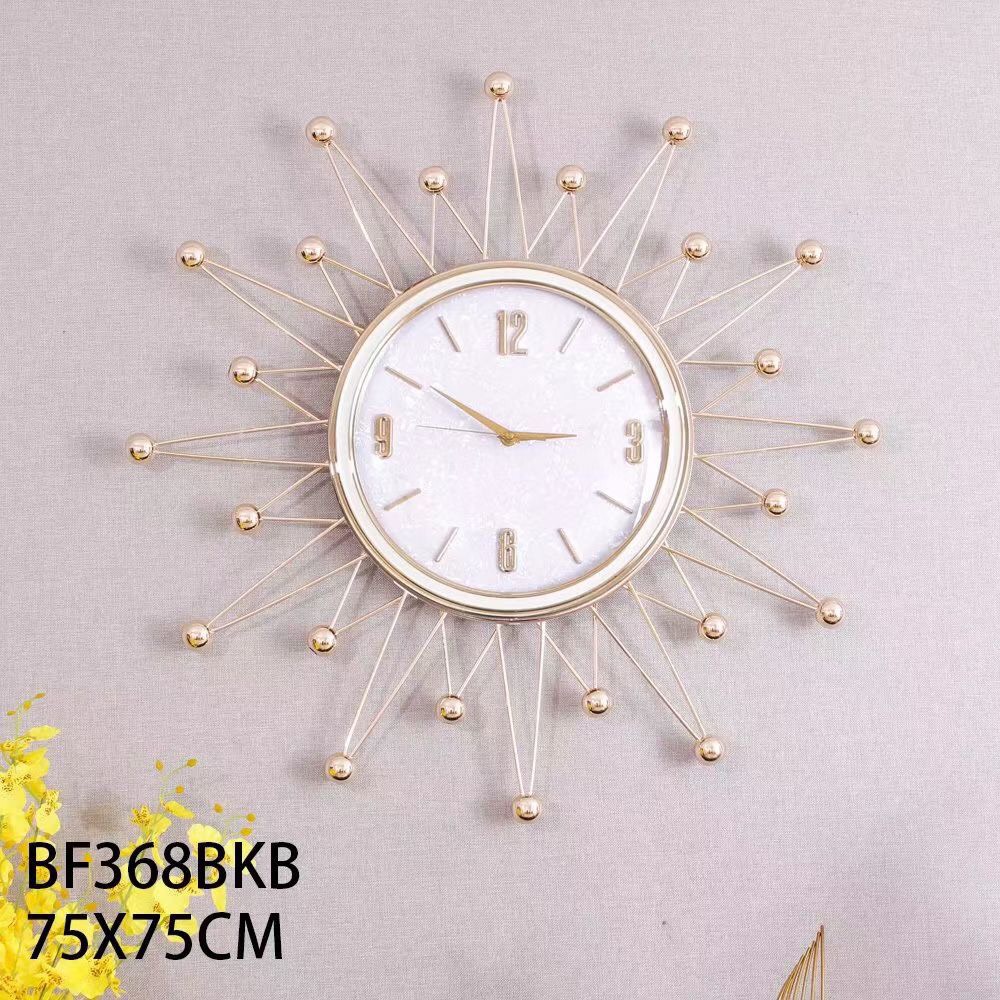 Đồng Hồ Treo Tường Decor Trang Trí Chất Liệu Inox Mạ Titan Công Nghệ PVD Cao Cấp KD368