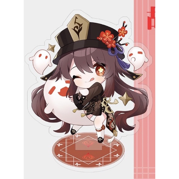 Tượng mica standee mini Genshin Impact 1