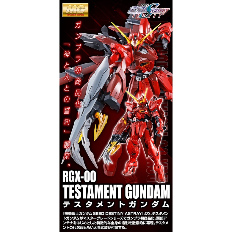 Mô Hình Gundam MG 1/100 Testament Gundam