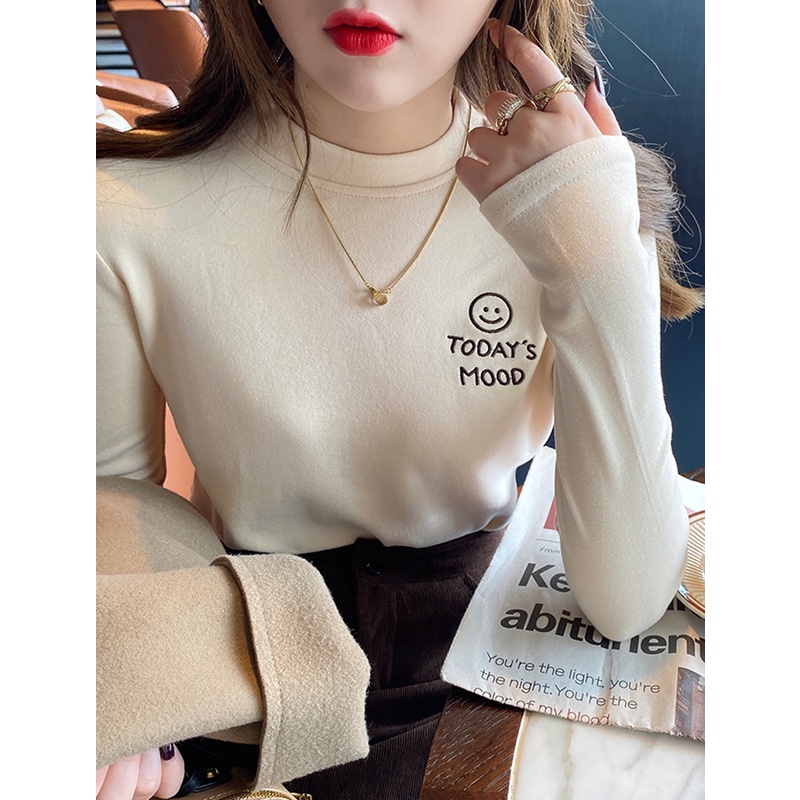 NRVP Áo Thun Nữ Dài Tay Phong Cách Hàn Quốc Mới 2023