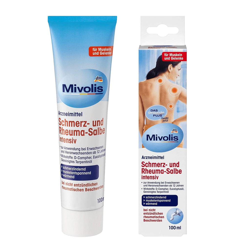 Kem Bôi Nhức Cơ Khớp Và Vai Gáy Mivolis Của Đức - 100ML