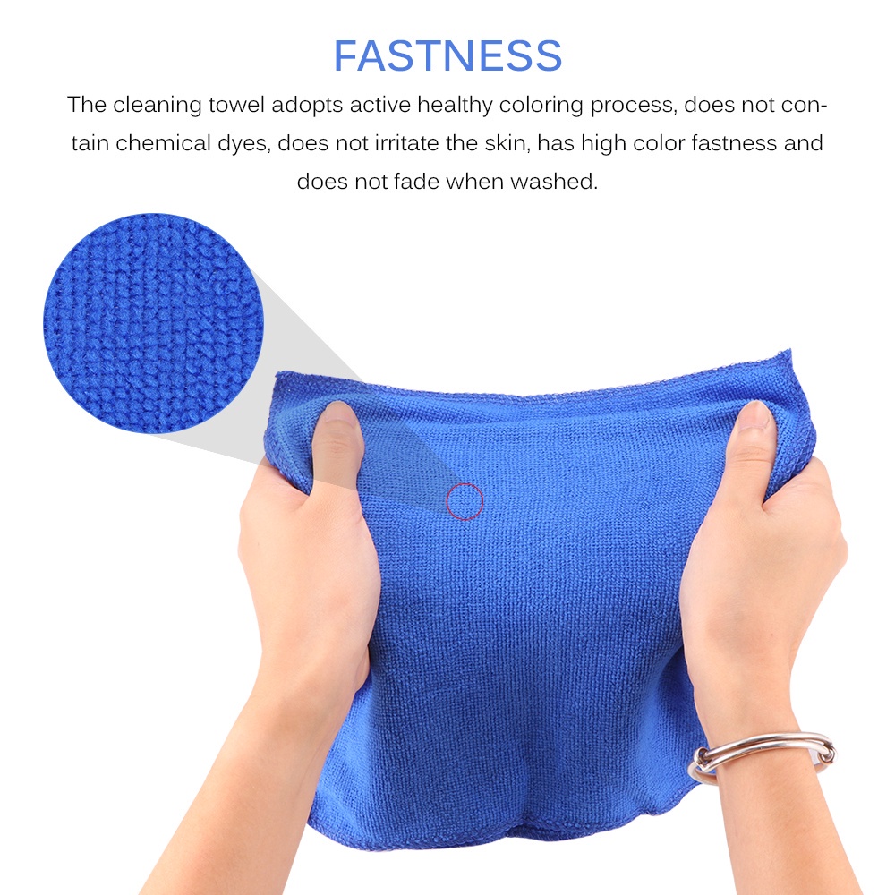 1 Khăn Lau Xe Hơi Bằng Vải Sợi Polyester Dày Dặn