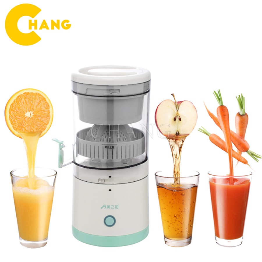 Máy Ép Cam, Máy Văt Cam Tự Động Không Dây, Máy Ép Chậm Trái Cây, Vắt Chanh Đa Năng Sạc USB