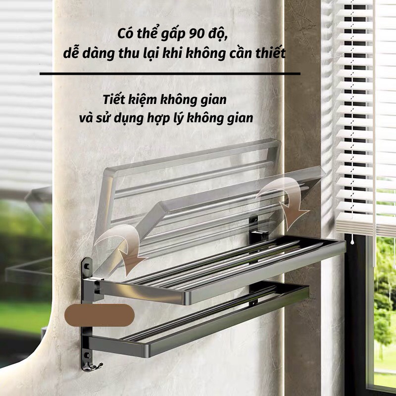 Kệ Nhà Tắm Kệ Để Đồ Phòng Tắm Dán Tường Inox Không Gỉ Moda.H