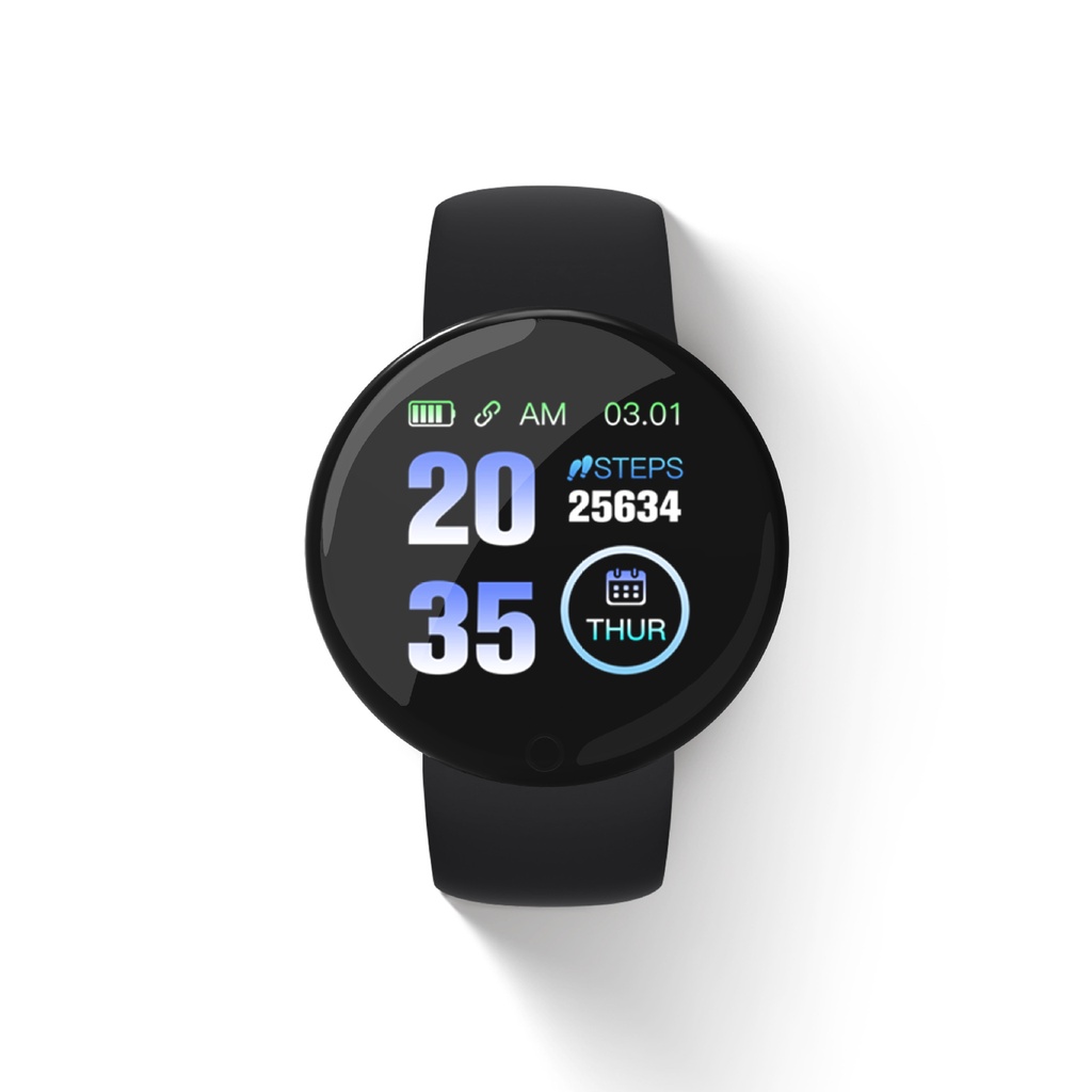 Đồng Hồ Thông Minh D18 Màn Hình Cảm Ứng Chống Thấm Nước Có Đèn LED Cho Nam Nữ | BigBuy360 - bigbuy360.vn