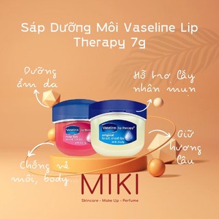 Sáp dưỡng môi cấp ẩm, mềm mịn, chống khô và nứt nẻ vaseline lip care 7g