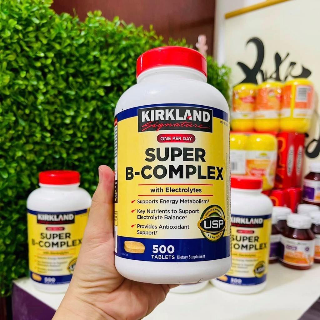 Viên Uống Vitamin Super B-Complex Kirkland 500 Viên