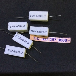 Trở sứ công suất 5 w-68 ohm