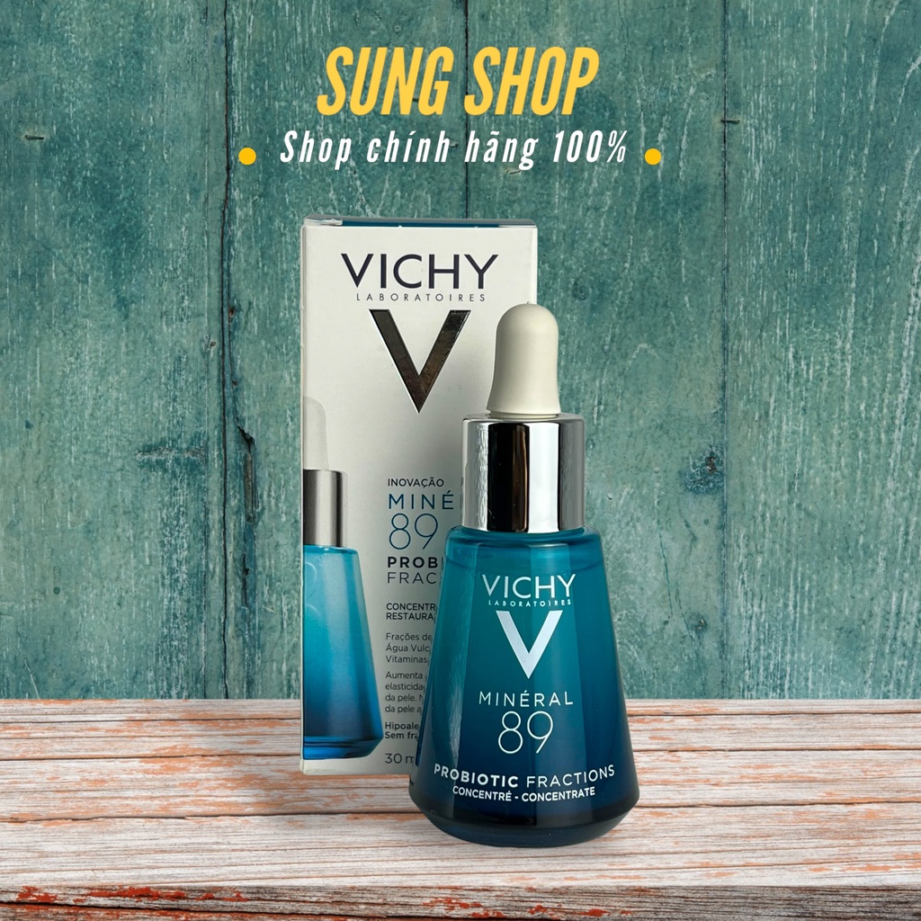 Serum Vichy Mineral 89 Probiotic se khít lỗ chân lông khôi phục da hiệu quả