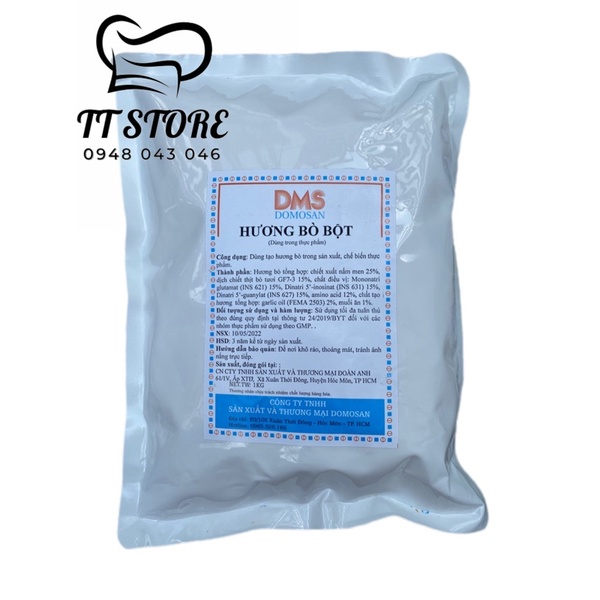 HƯƠNG BÒ BỘT DÙNG CHO PHỞ BÒ, chả BÒ, bò Viên